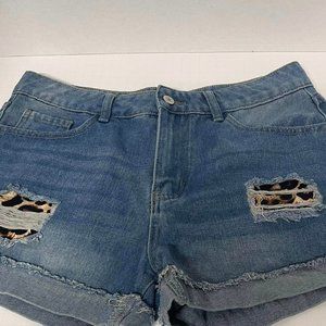 Women's Blue Jean Shorts sz. LARGE~~NEW